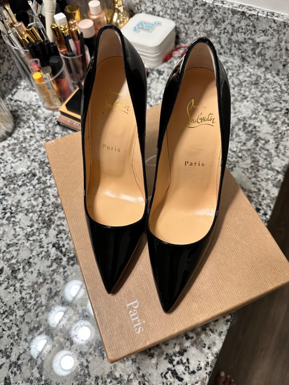AUTHENTIC Christian Louboutin Heels never worn with box & dust bag - Picture 2 of 8